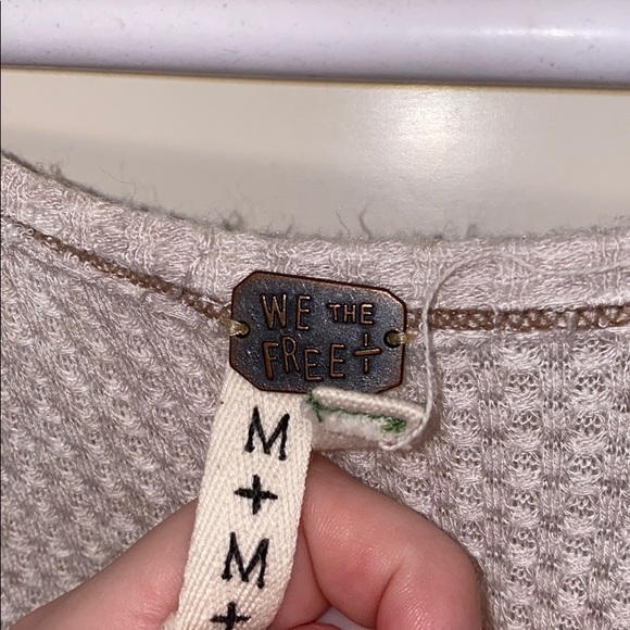 Free People Waffle Top - Picture 3 of 3